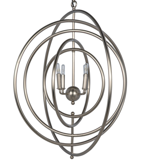Brooks Ambient Modern Round Chandelier Ceiling Light