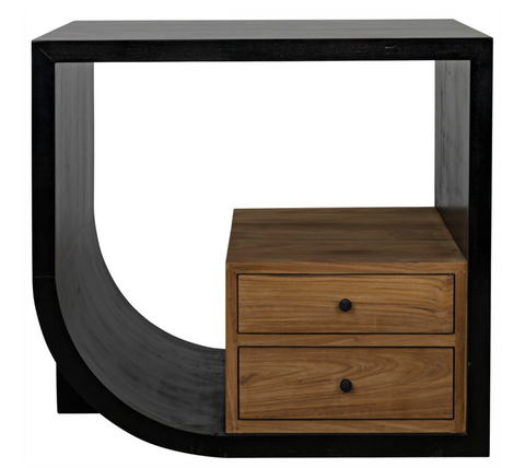 Burton Timeless Minimalist Modern Curved Freeform C Table