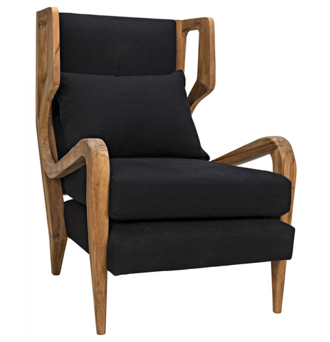 Carol Artful Traditionalist Mid Century Upholstered Armchair