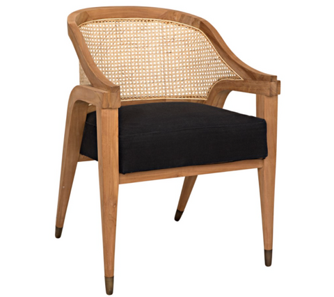 Chloe Timeless Minimalist Mid Century Barrel Armchair