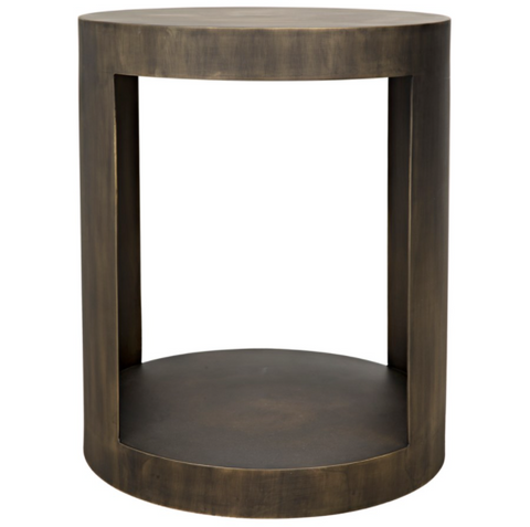 Modern Drum Cylinder Accent Table Center Table