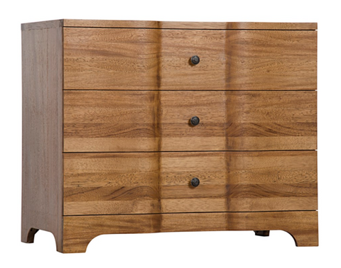 Standard Chest with Knob Handles Solid Walnut Chest & Dresser