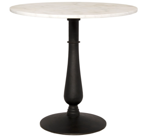 Cobus Modern Round Pedestal Center Table Accent Table
