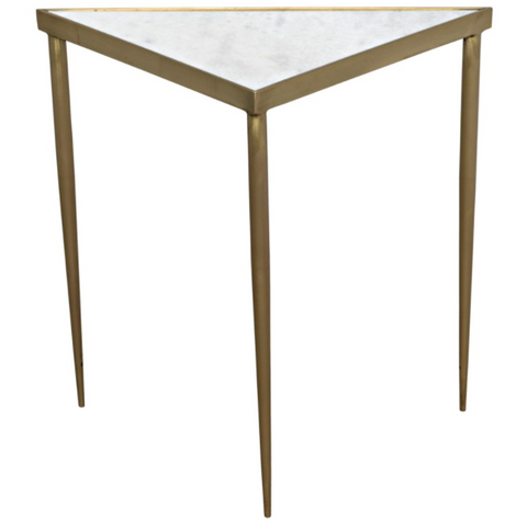 Comet Modern Minimalist Triangle Center Accent Table