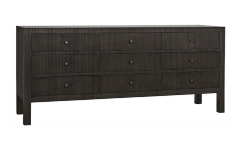 Conrad Drawer Chest with Knob Handle Double Dresser