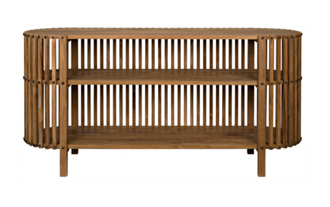 Consuela Modern Curved Entryway Console