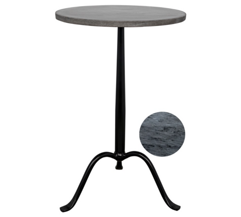 Cosmopolitan Modern Round Pedestal Accent Table
