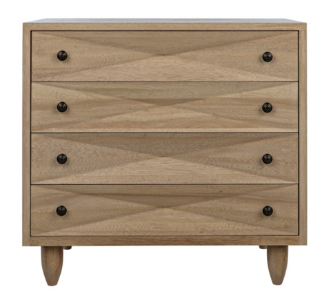 Diamond Contemporary Geometric Drawer Chest