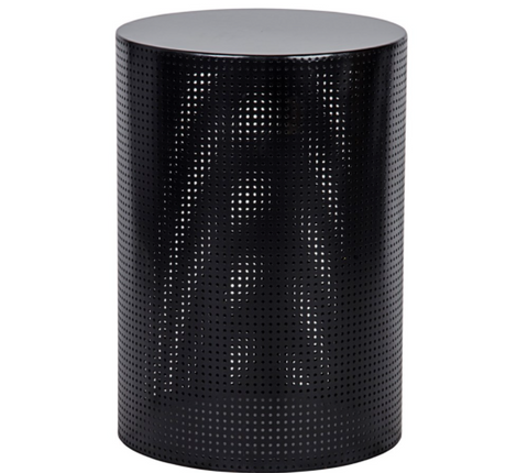 Dixon Modern Perforated Drum Cylinder Center Table
