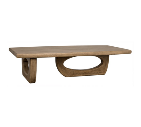 Douglas Modern Freeform Block Coffee Table