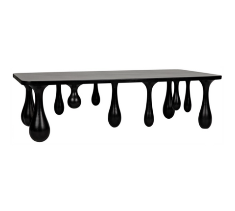 Expressive Renter Drop Freeform Modern Coffee Table