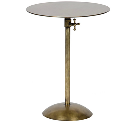 Felix Modern Pedestal Drink Table with Adjustable Height