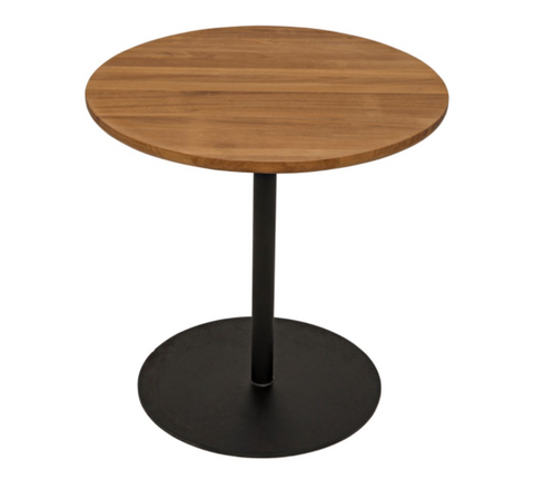 Ford Minimalist Round Pedestal Center Table