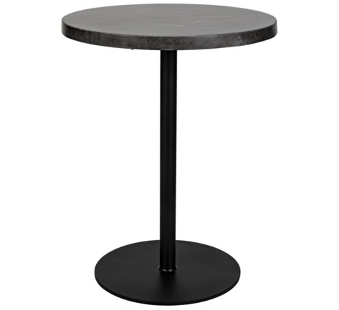 Ford Modern Round Center Table with Pedestal Base