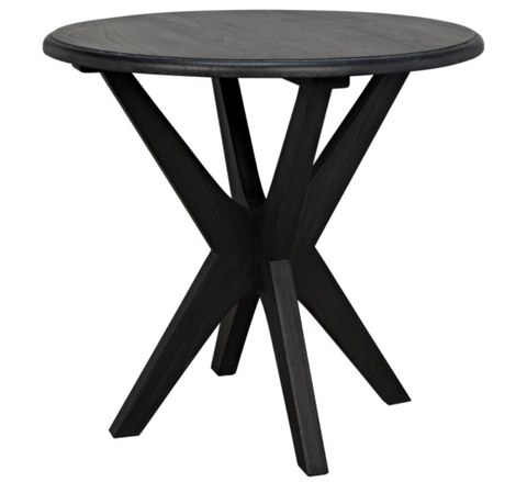 Modern Center Table with Frame Base and Block Feet Accent Table