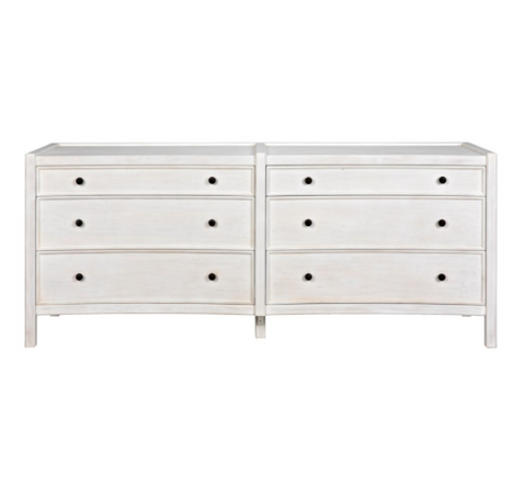 Drawer Chest Double Dresser with Knob Handle