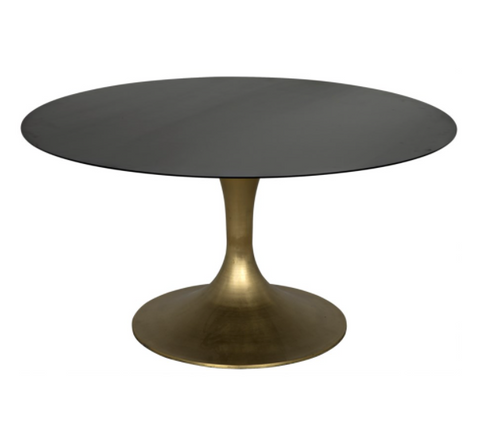 Tulip Modern Drum Base Round Dining Table