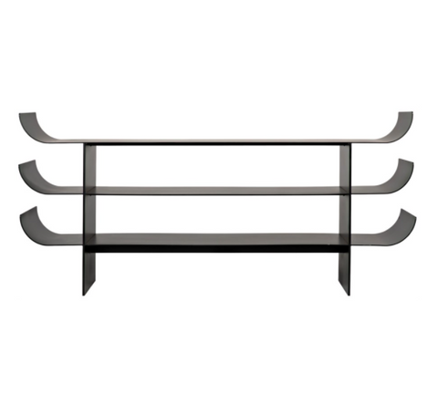 Kyoto Modern Curved Metal Frame Console for Entryway