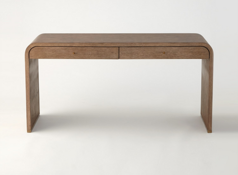 Global Views Ives Deco Timeless Minimalist Art Deco Writing Desk - 60 W