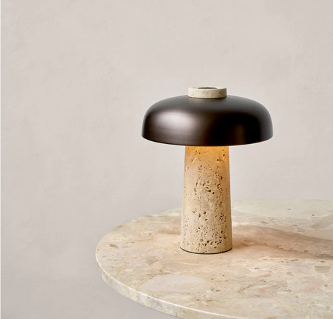 Reverse Accent Modern Mushroom Table Lamp