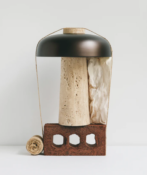 Reverse Accent Modern Mushroom Table Lamp