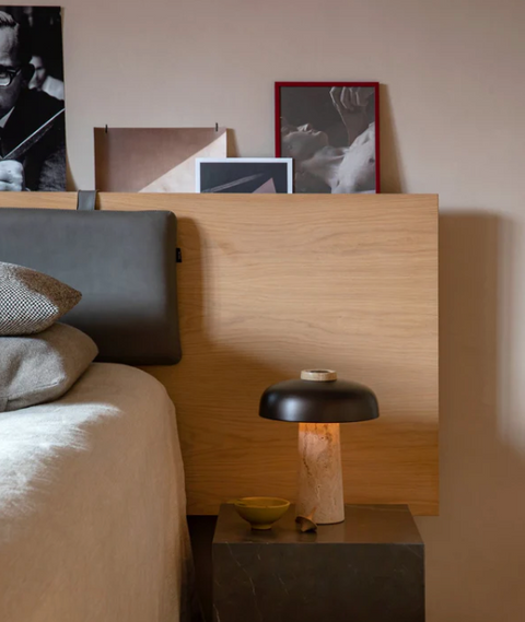 Reverse Accent Modern Mushroom Table Lamp