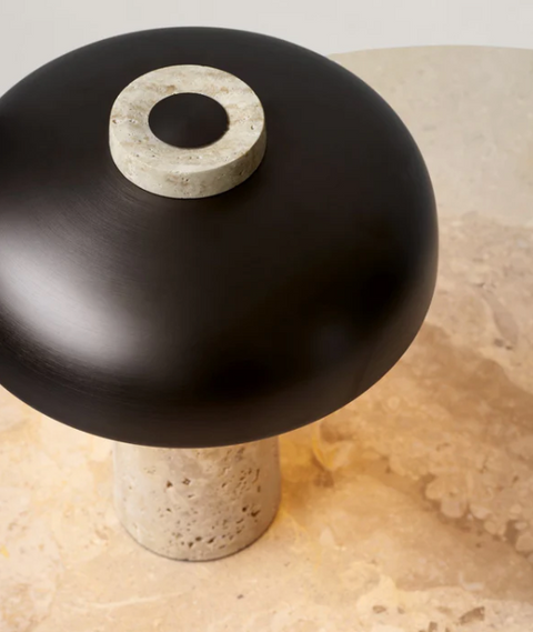 Reverse Accent Modern Mushroom Table Lamp