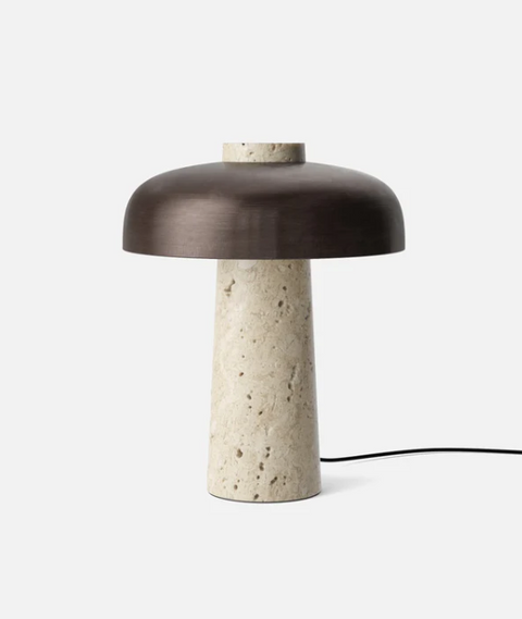 Reverse Accent Modern Mushroom Table Lamp