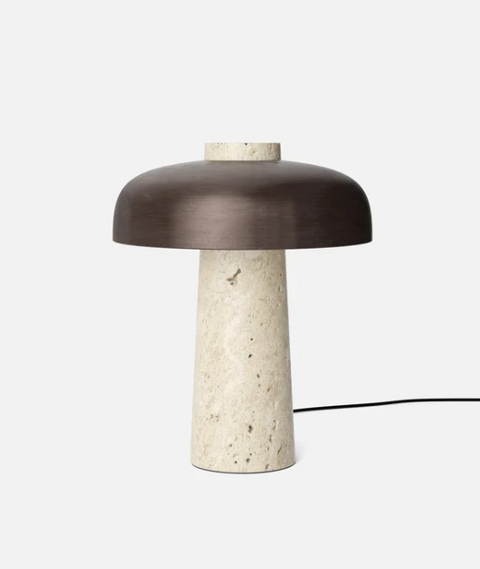 Reverse Accent Modern Mushroom Table Lamp