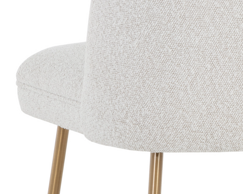 Timeless Minimalist Barrel Back Upholstered Counter Stool