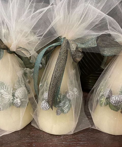 Holiday Novelty Pillar Candle