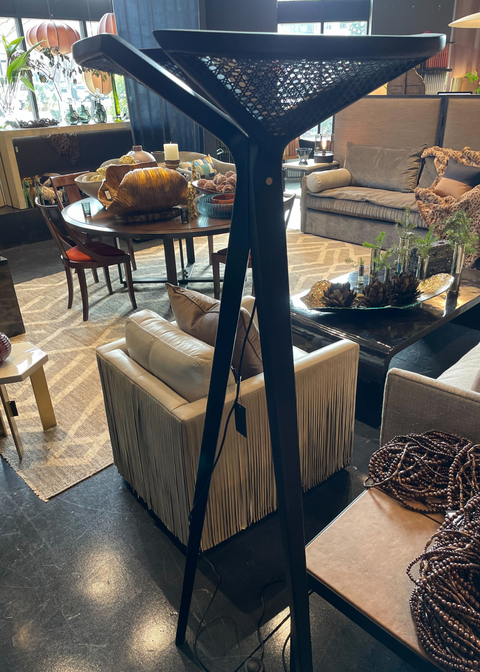 Accent Tripod Conical Bohemian Floor Lamp