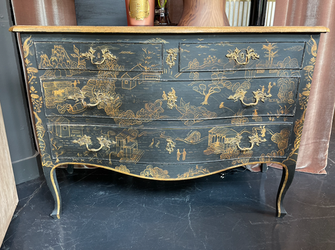 Asian Accent Chest with Pulls Drawer Dresser