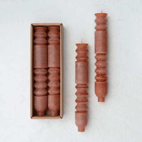 The Lifestyle Lab Everyday Novelty Taper Candle Set - Set of 2