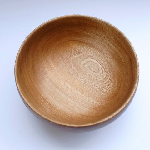 Everyday Organic Handmade Abstract Wood Dip Bowl