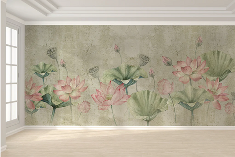 'Dusty Rose' Wallpaper