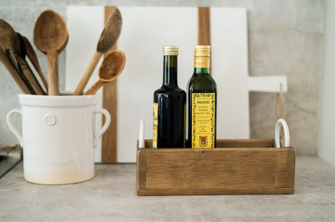 Bianca Scandinavian Minimalist Kitchen Caddy with Handles