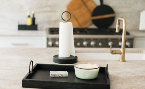 Barcelona Contemporary Rustic Kitchen Paper Towel Holder