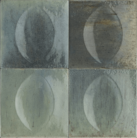 Gleeze Glossy Porcelain Struttura 3D Deco 4"x4"