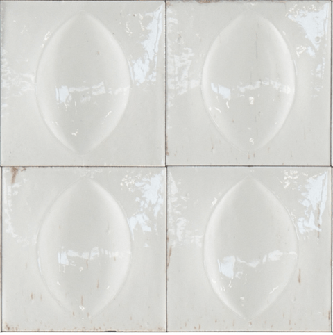 Gleeze Glossy Porcelain Struttura 3D Deco 4"x4"