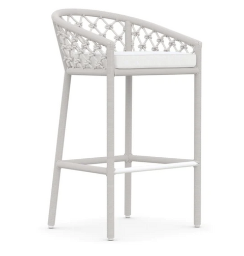 Amelia Coastal Barrel Back Bar Stool