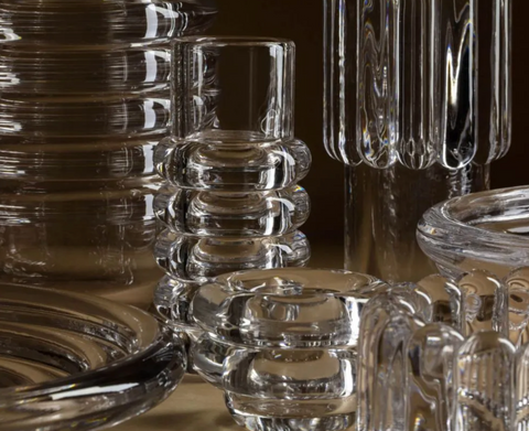 Decorating Essentials Modern Cylinder Glass Table Vase