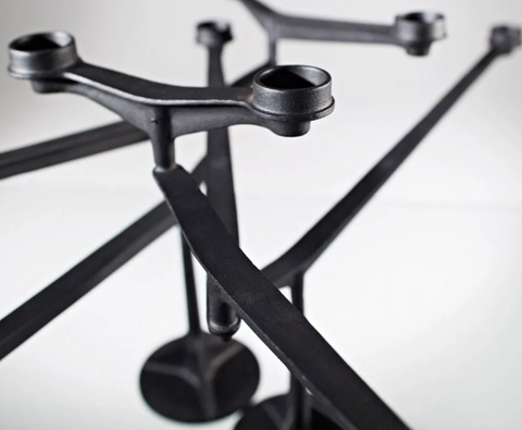 Spin Candelabra in Black