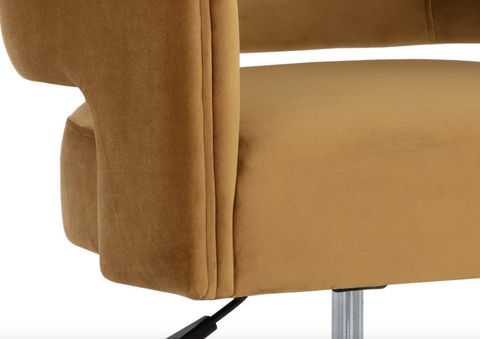 Timeless Minimalist Barrel Design Upholstered Office & Gaming Chair