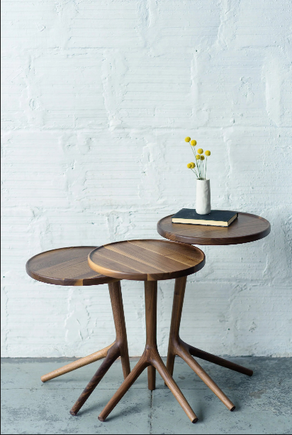 Timeless Minimalist Handcrafted Round Drink Table