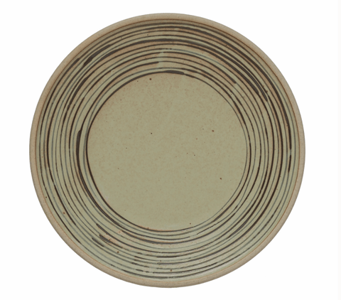 Everyday Organic Geometric Stoneware Side Plate Set