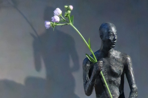 Flower Man Statue
