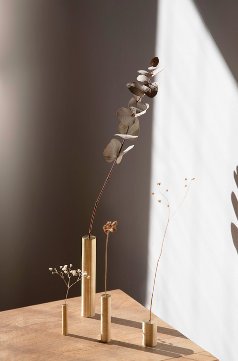 Decorating Essentials Modern Cylinder Pedestal Stand Set