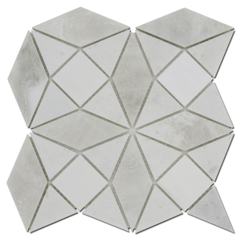 Kaleidoscope Dolomite, White & Iceberg