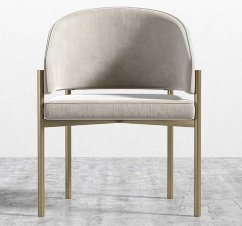 Solana Modern Barrel Back Dining Armchair